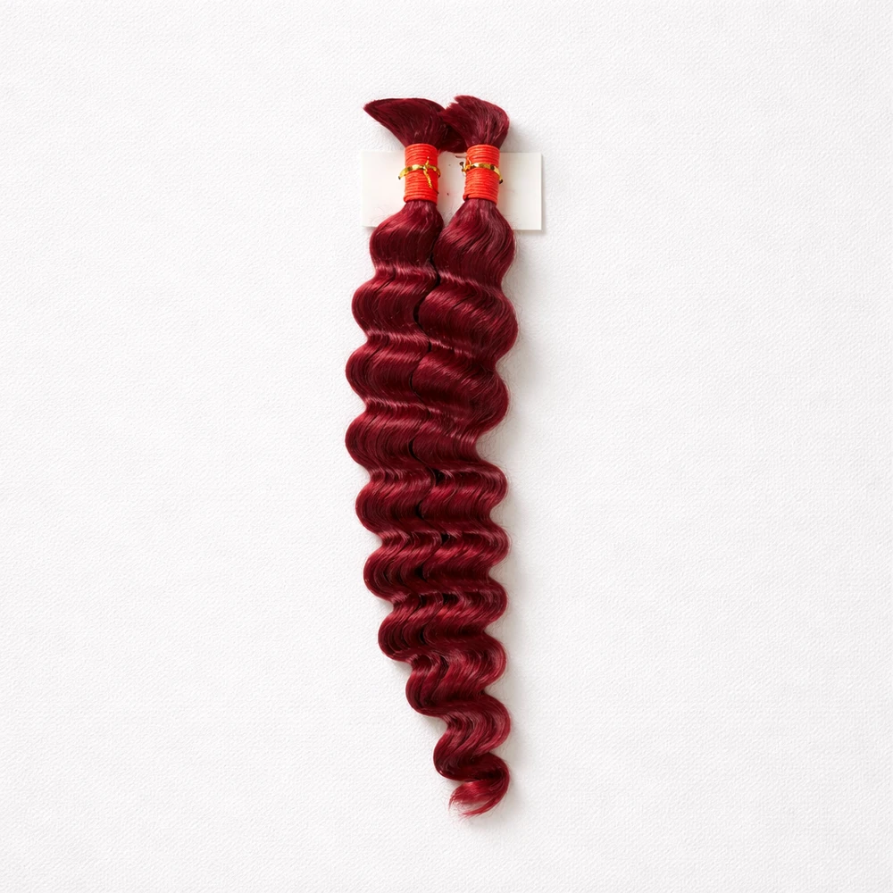 Bulk hair for braiding 20’ - Spiral Curls 100 gr Bug 22 inch